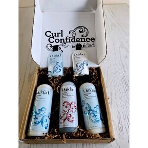 Ouidad Curl Confidence Set Shampoo Conditioner Gel Leave In 5 Piece Hair Care